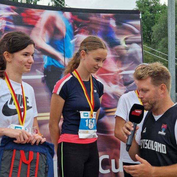 SWP CityLauf 2023 - Siegerehrungen & Spendenübergabe