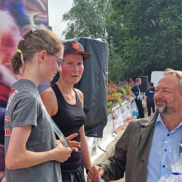 SWP CityLauf 2023 - Siegerehrungen & Spendenübergabe