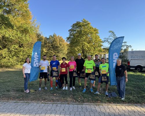 25 Jahre SWP Citylauf: langjährige Teilnehmerinnen und Teilnehmer im "Gold Club" geehrt
