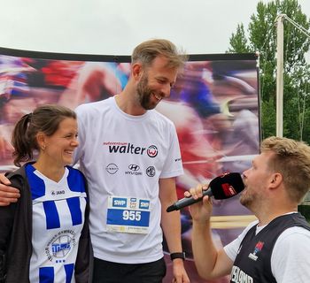 SWP CityLauf 2023 - Siegerehrungen & Spendenübergabe